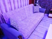 Mandaş yeni nesil kolsuz  Berje Takım Koltuk Örtüsü 3+3+1+ 1 Lila - 1