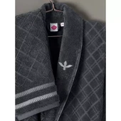 Cotton box Masculıne Carlos  Aile Bornoz Seti Carlos Beyaz - antrasit - 3