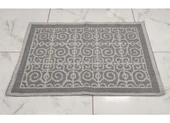 Pamuklu Bukle Lüks Kilim (50x80)-Spiral Gri - 2