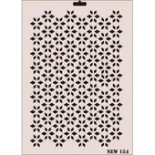 Rich New Seri N-154 Stencil 35x25 cm - 1