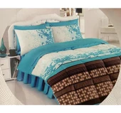 Kristal by Taç Ranforce Çift Kişilik Uyku Seti-Anka Turkuaz - 2