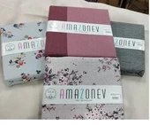 Amazon Ev Pamuk Dokuma Tek Kişilik Pike 160*240 Cm toptan karışık renk 10 adet - 1