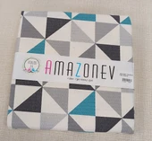 Amazon Ev Pamuk Dokuma Tek Kişilik Pike 160*240 Cm pramit mavi - 1