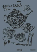 Rich New Seri N-200 Stencil 35x25 cm - 1