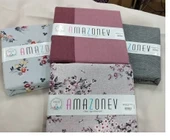 Amazon Ev Pamuk Dokuma Tek Kişilik Pike 160*240 Cm karışık renk 5 adet - 2