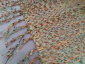 Mandaş el dokuma Yeni Nesil koltuk şalı  170*170 2 li pk ebrulü thumbnail 2