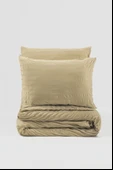 Cotton Box Crepe Penye  çift Kişilik Nevresim Takımı Bej - 2
