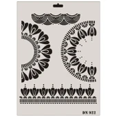 Rich Dantel Seri DN-922 Stencil 35x25 cm - 1