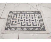 Pamuklu Bukle Lüks Kilim (40x60)-Luma Kreme Gri - 1