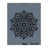 Rich New Seri N-463 Stencil 35x25 cm - 1