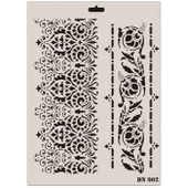 Rich Dantel Seri DN-902 Stencil 35x25 cm - 1