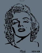 Rich New Seri N-420 Stencil 35x25 cm - 1