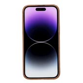 Apple iPhone 14 Pro Max Uyumlu Deri Arka Kapak ROCK G2 - 4