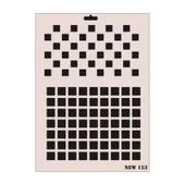 Rich New Seri N-153 Stencil 35x25 cm - 1