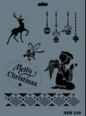 Rich New Seri N-220 Stencil 35x25 cm - 1