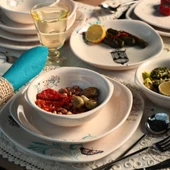 Keramika Keraart Retro Yemek Takımı 24 Parça 6 Kişilik - 8