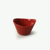 Keramika Tigela Kırmızı Çerezlik 11 Cm 6 Adet - 4