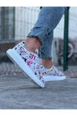 Dergi Desenli Boyalı Erkek Casual Ayakkabı - 3