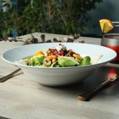 Keramika Beyaz Delta Makarna Tabağı 26 Cm - 2