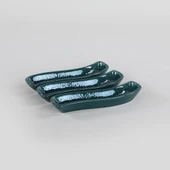 Keramika Luster Yeşil İvory Zeytinlik 3 Adet 18 Cm - 2