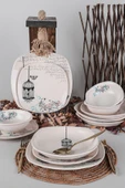 Keramika Keraart Retro Yemek Takımı 24 Parça 6 Kişilik thumbnail 1