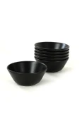Keramika Mat Siyah Hitit Çorba Kasesi 14 Cm 6 Adet - 4