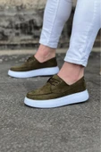 Haki Süet Ortopedik Taban Erkek Casual Ayakkabı - 1