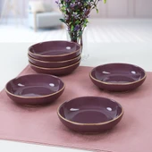 Keramika Mor Halka Çerezlik/Sosluk 13 Cm 6 Adet - 1