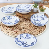 Keramika Keraart Blue Mountains Halka Çerezlik/Sosluk 13 Cm 6 Adet - 19990/19991 - 1