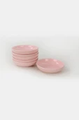 Keramika Açık Pembe Halka Çerezlik/Sosluk 13 Cm 6 Adet - 2