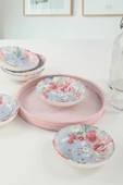 Keramika Keraart Rose Blue Halka Çerezlik/Sosluk 13 Cm 6 Adet - 18715 thumbnail 2