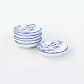Keramika Keraart Blue Mountains Halka Çerezlik/Sosluk 13 Cm 6 Adet - 19990/19991 - 2