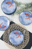 Keramika Keraart Koi Pasta Tabağı 20 Cm 6 Adet - 20221 thumbnail 1