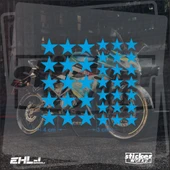 36 Parça Yıldız Desen Sticker thumbnail 8