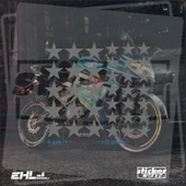 36 Parça Yıldız Desen Sticker thumbnail 4