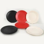 Keramika Noble Matte Ege Servis Tabağı 25 Cm 6 Adet - 950/975 thumbnail 4