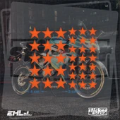 36 Parça Yıldız Desen Sticker thumbnail 10