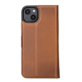 Apple iPhone 14 Plus Uyumlu Deri Cüzdanlı Kılıf MWWN RST2EF Taba - 5