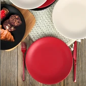 Keramika Noble Matte Ege Servis Tabağı 25 Cm 6 Adet - 950/975 thumbnail 1