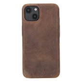 Apple iPhone 14 Uyumlu Deri Arka Kapak ROCK G2 - 1