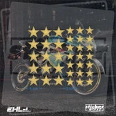 36 Parça Yıldız Desen Sticker thumbnail 1