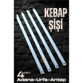 Urfa Şiş Çubukları 4 Adet Galvaniz - 1