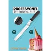 Pasta Spatulası Profesyonel 304 Paslanmaz Çelik 37 Cm - 1
