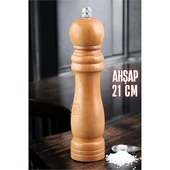 Karabiber Tuz Değirmeni Ahşap 21 cm XL - 1