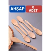 Ahşap Baharat Kaşığı  6 Adet - 1