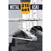 Neville 21 Adet Metal Askı Seti - 1