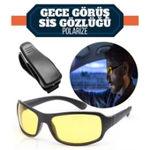 Gece Sürüş ve Sis Gözlüğü + Gözlük Tutucu Hediyeli - 1