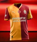 Galatasaray S.K. Parçalı Forma 25/26 İç Saha Forması Parçalı Erkek Forma thumbnail 2