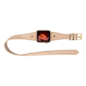 Apple Watch Uyumlu Deri Kordon 42-44-45mm Slim DT GT NU1 - 4