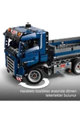 ® Technic Damperli Kamyon 42203 - 9+ Koleksiyonluk Yaratıcı Oyuncak Model Yapım Seti (462 Parça) - 6
